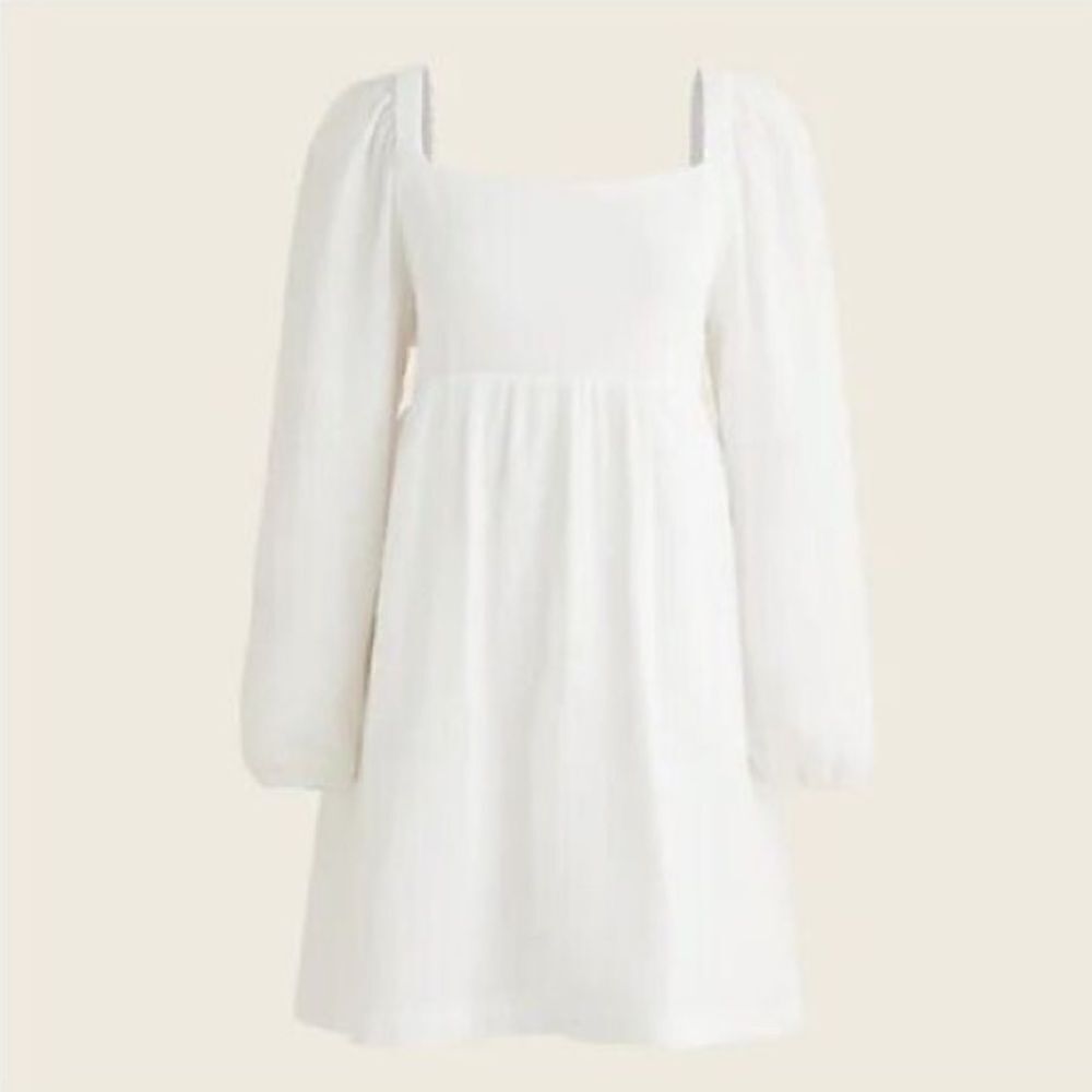 J Crew Square Neck Soft Gauze Dress NWT - Picture 2 of 10